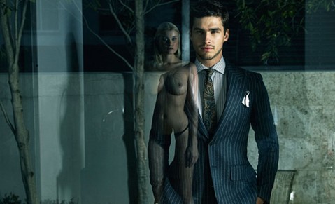 SuitSupply nude reflection