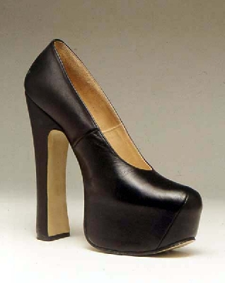 vivienne-westwood-black platform shoe
