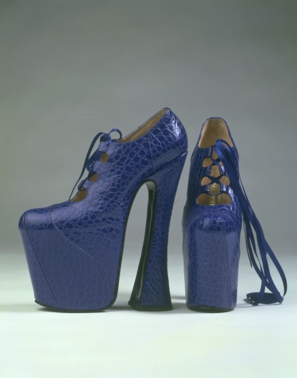 Vivienne Westwood Blue Platform Shoes